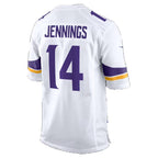 MN.Vikings #14 Jauan Jennings White Game Football jersey Thaam