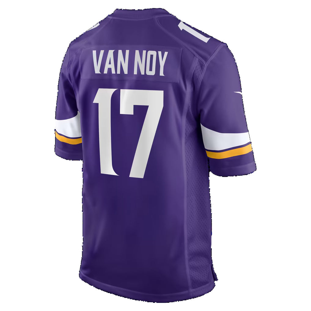 MN.Vikings #17 Kyle Van Noy Purple Thaam Team Game Jersey