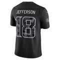 MN.Vikings #18 Justin Jefferson Black 2026 Salute to Service Stitched Limited Football jersey Thaam