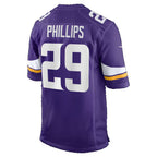 MN.Vikings #29 Jacob Thomas Purple Team Game Football jersey Thaam