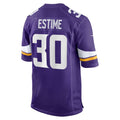 MN.Vikings #30 Audric Estime Purple Team Game Jersey THAAM