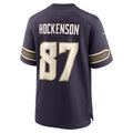 MN.Vikings #87 T.J. Hockenson Purple 2026 Rivalries Collection Game Jersey Thaam