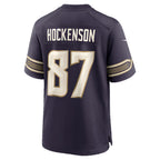 MN.Vikings #87 T.J. Hockenson Purple 2026 Rivalries Collection Game Jersey Thaam