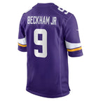MN.Vikings #9 Odell Beckham Jr. Purple Team Game Jersey THAAM
