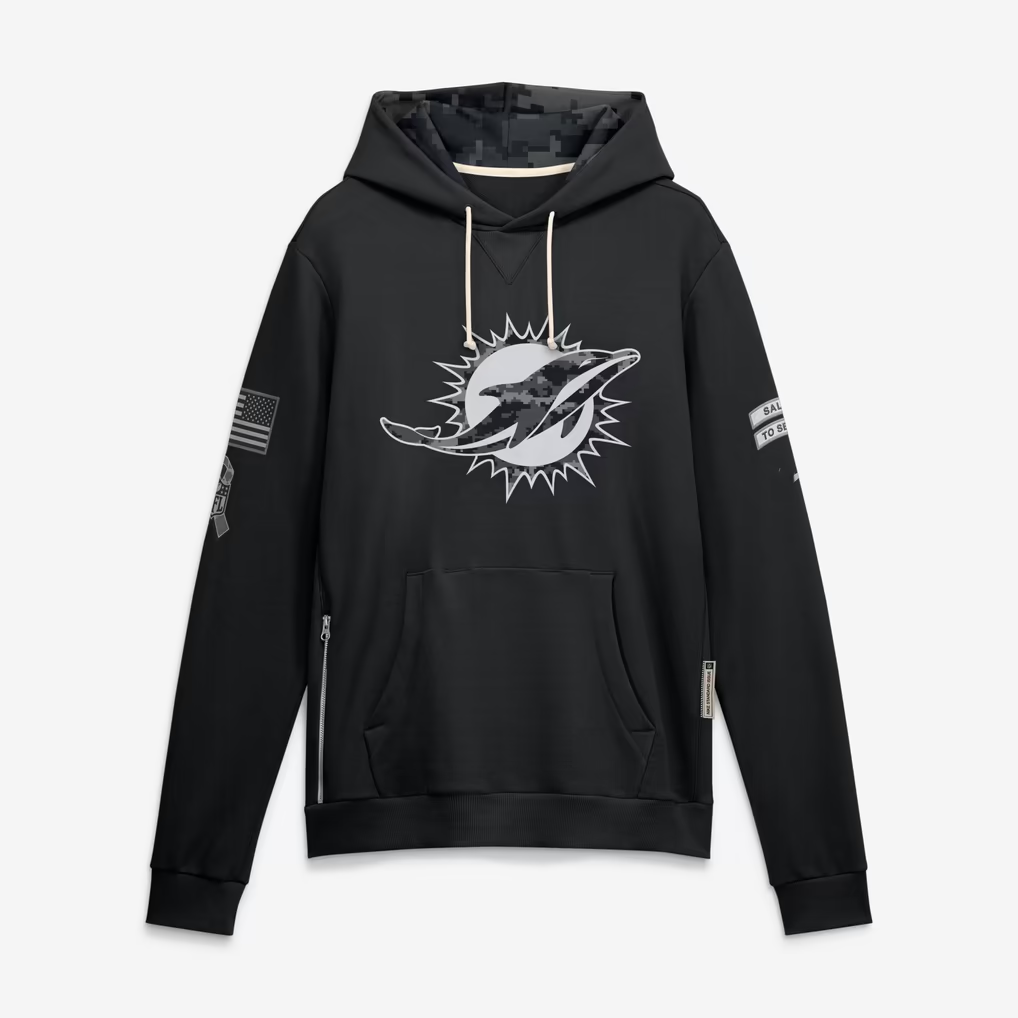 M.Dolphins 2026 Salute To Service Club Pullover Hoodie Cheap sale Birthday and Christmas gifts Stitched American Football jersey Thaam