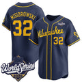 Milwaukee Brewers #32 Jacob Misiorowski Navy 2026 World Series Alternate Limited Stitched Jersey THAAM