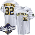 Milwaukee Brewers #32 Jacob Misiorowski White 2026 World Series Stitched Jersey THAAM