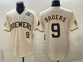 Milwaukee Brewers #9 Jake Bauers Cream 2026 World Series Limited Stitched Jersey THAAM