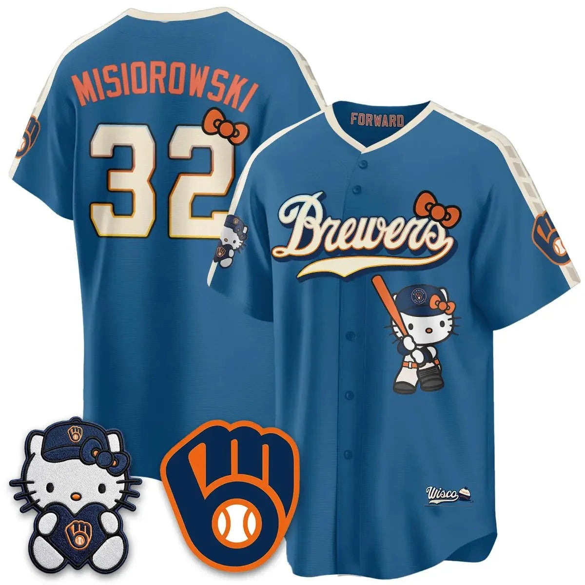 Milwaukee Brewers #32 Jacob Misiorowski Mineral Blue Thaam Meow KT Night Vapor Limited All Stitched Jersey