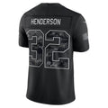 NE.Patriots #32 TreVeyon Henderson Black 2026 Salute to Service Stitched Limited Football jersey Thaam