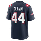 NE.Patriots #44 Reggie Gilliam Navy Team Game Football jersey Thaam