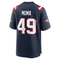NE.Patriots #49 Chad Muma Navy Team Game Jersey Thaam