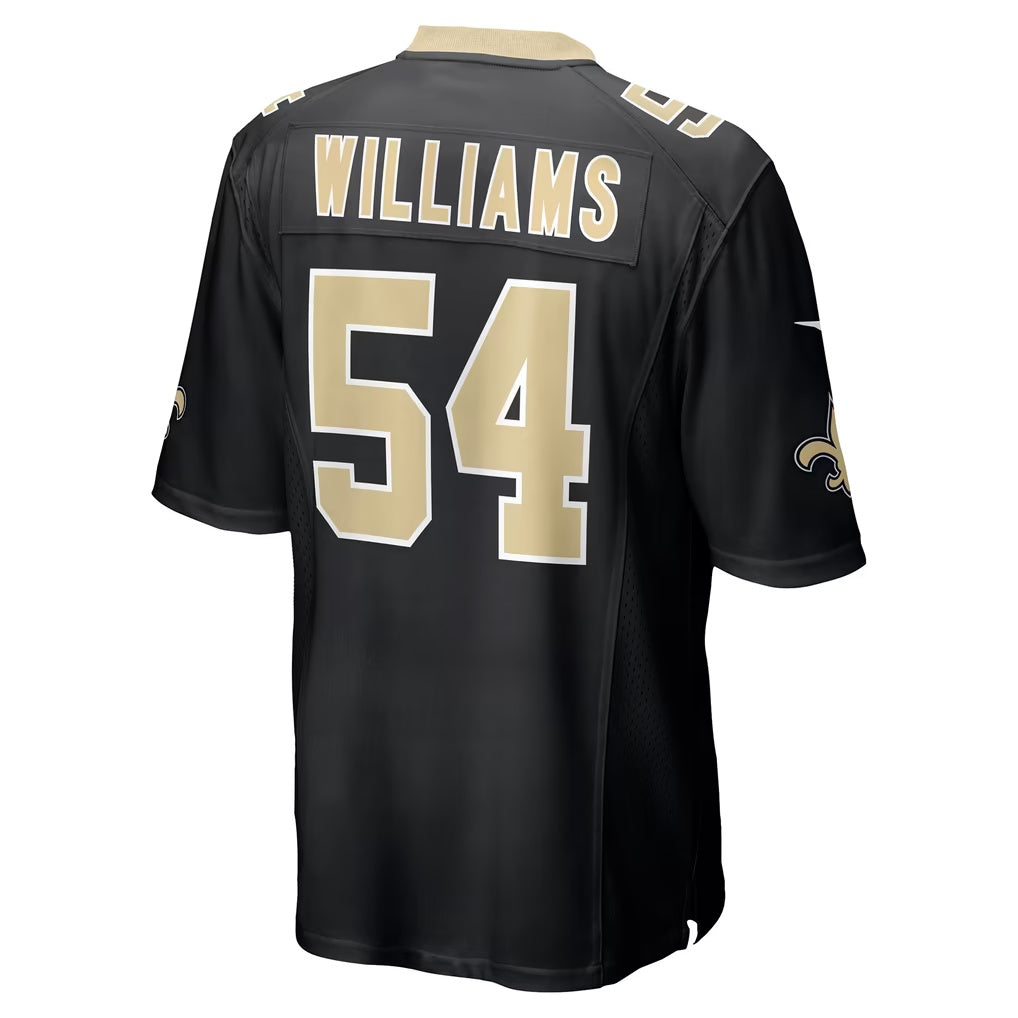 NO.Saints #54 Jonah Williams Black Thaam Team Game Jersey