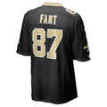NO.Saints #87 Noah Fant Black Team Game Football jersey Thaam