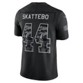 NY.Giants #44 Cam Skattebo Black 2026 Salute to Service Stitched Limited Football jersey Thaam