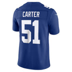 NY.Giants #51 Abdul Carter Royal Thaam Team Vapor F.U.S.E. Stitched Limited Jersey
