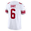 NY.Giants #6 Jaxson Dart White Vapor F.U.S.E. Stitched Limited Jersey THAAM