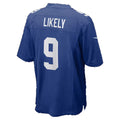 NY.Giants #9 Isaiah Likely Royal Team Game Football jersey Thaam