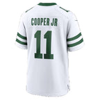 NY.Jets #11 Omar Cooper Jr. Legacy White Game Football jersey Thaam