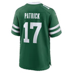 NY.Jets #17 Tim Patrick Legacy Green Team Game Football jersey Thaam