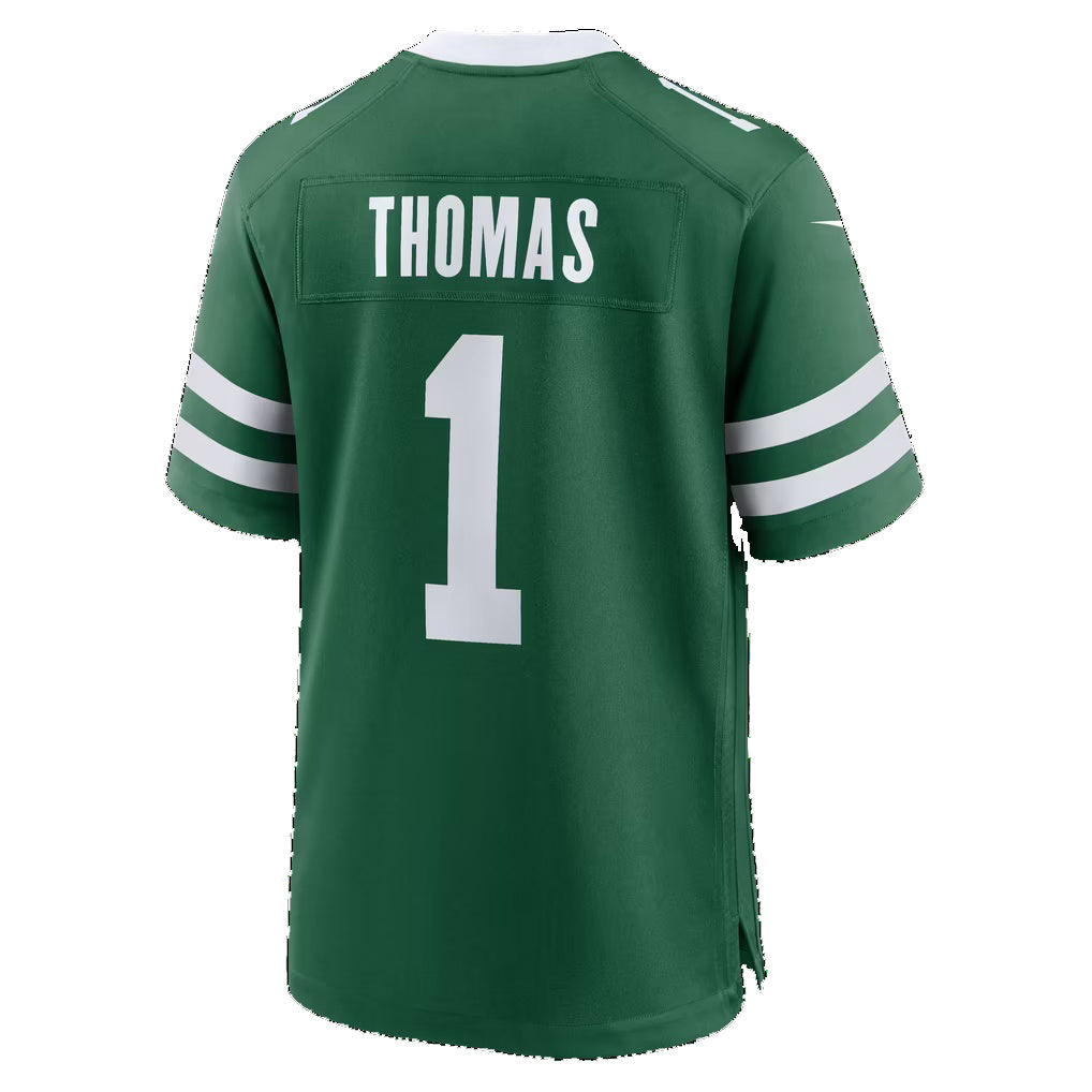 NY.Jets #1 Azareye'h Thomas Legacy Green Team Game Football jersey Thaam