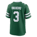NY.Jets #3 Kene Nwangwu Legacy Green Team Game Football jersey Thaam
