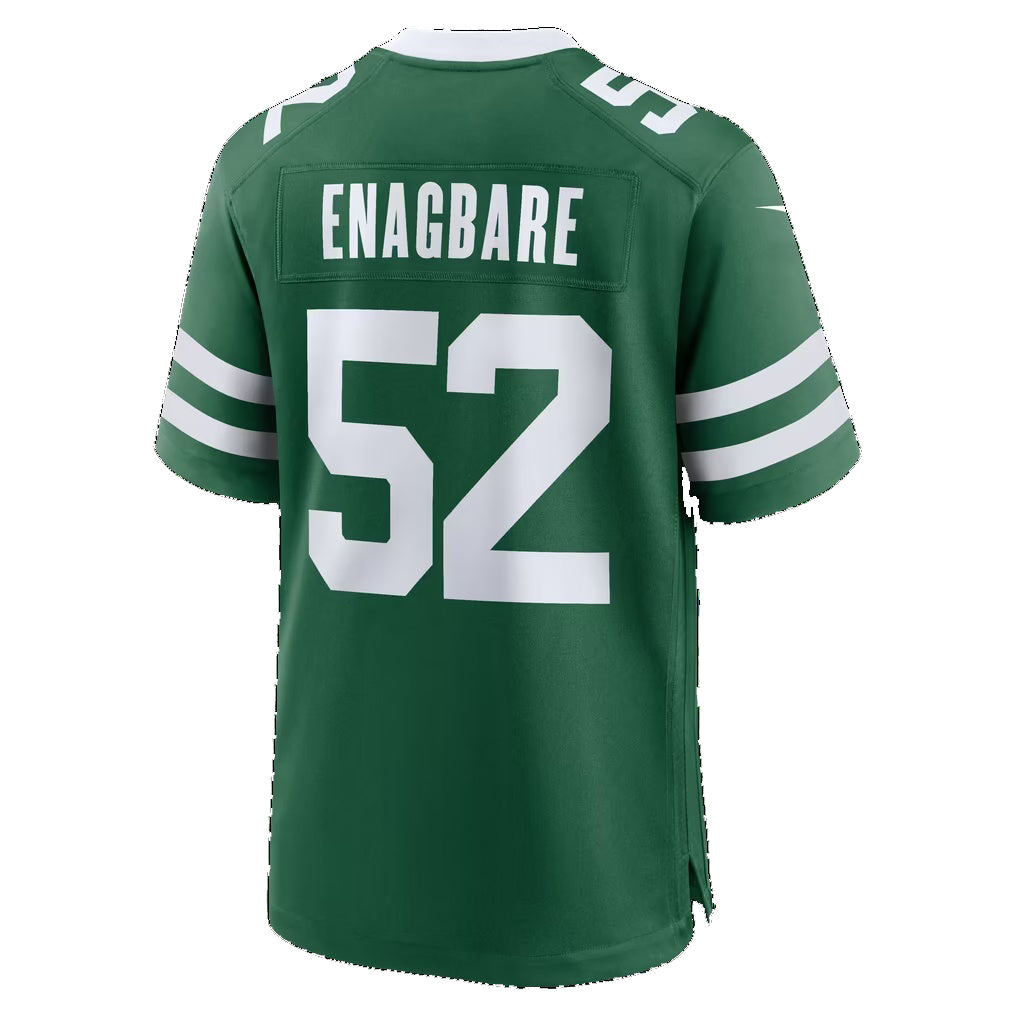 NY.Jets #52 Kingsley Enagbare Legacy Green Team Game Football jersey Thaam