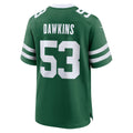 NY.Jets #53 Nick Dawkins Green Legacy Team Game Jersey THAAM