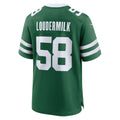 NY.Jets #58 Isaiahh Loudermilk Green Legacy Team Game Jersey THAAM