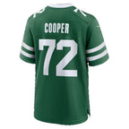 NY.Jets #72 Anez Cooper Legacy Green Team Game Football jersey Thaam