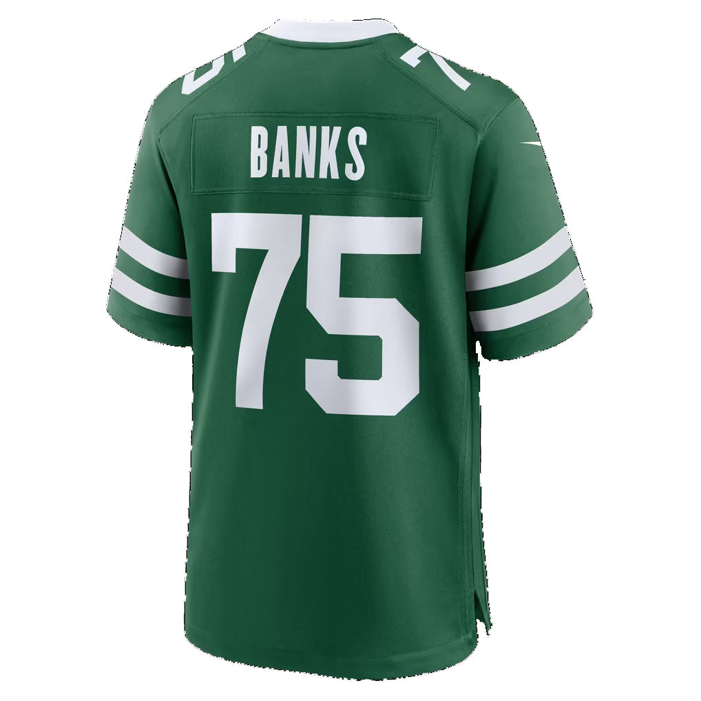NY.Jets #75 Brant Banks Legacy Green Team Game Football jersey Thaam