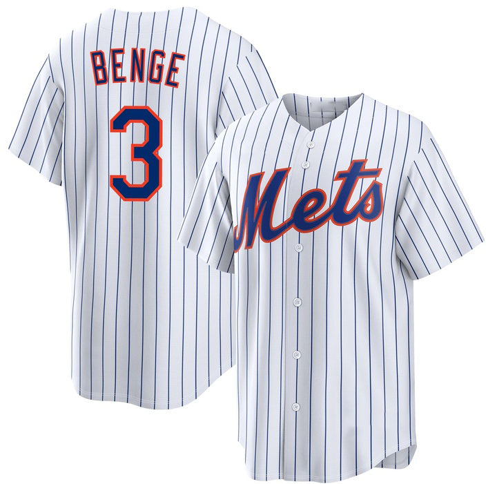 New York Mets #3 Carson Benge 2026 White Cool Base Stitched Jersey THAAM
