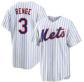 New York Mets #3 Carson Benge 2026 White Cool Base Stitched Jersey THAAM