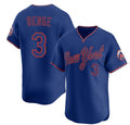 New York Mets #3 Carson Benge Royal Alternate Limited Stitched Jersey THAAM