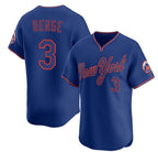 New York Mets #3 Carson Benge Royal Alternate Limited Stitched Jersey THAAM