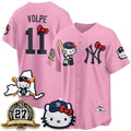 New York Yankees #11 Anthony Volpe Pink Thaam Meow KT 2026 Vapor Limited All Stitched Jersey