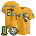 Oakland Athletics #21 Tyler Soderstrom Gold Thaam Meow KT 2026 Vapor Limited Stitched Jersey
