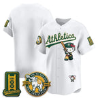 Oakland Athletics White Thaam Meow KT 2026 Vapor Limited Stitched Jersey