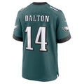 P.Eagles #14 Andy Dalton Midnight Green Team Game Jersey Thaam