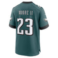 P.Eagles #23 Kenny Moore II Midnight Green Team Game Jersey THAAM