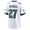 P.Eagles #27 Quinyon Mitchell White Game Jersey Thaam