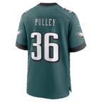P.Eagles #36 Maximus Pulley Midnight Green Team Game Football jersey Thaam