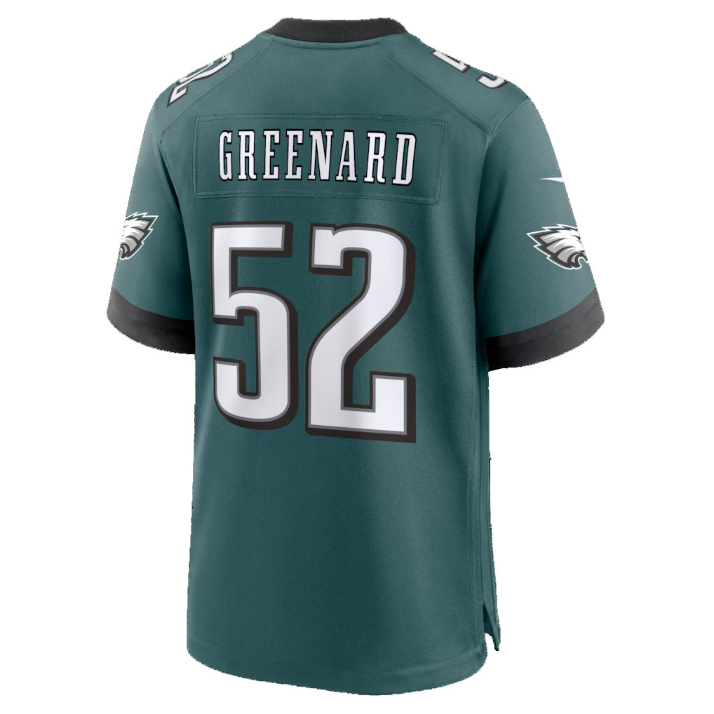 P.Eagles #52 Jonathan Greenard Midnight Green Team Game Jersey Thaam