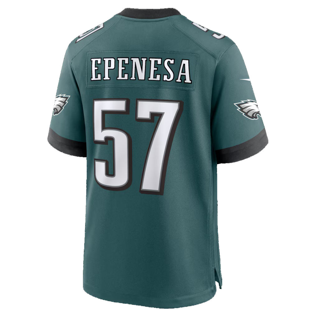 P.Eagles #57 A.J. Epenesa Midnight Green Team Game Jersey Thaam