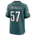P.Eagles #57 A.J. Epenesa Midnight Green Team Game Jersey Thaam