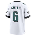 P.Eagles #6 DeVonta Smith White Game Jersey Thaam