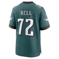 P.Eagles #72 Markel Bell Midnight Green Team Game Jersey Thaam