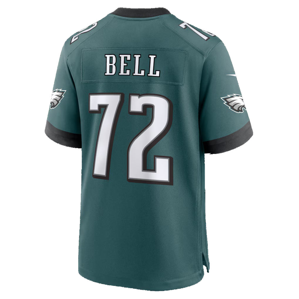 P.Eagles #72 Markel Bell Midnight Green Team Game Jersey Thaam