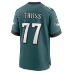P.Eagles #77 Xavier Truss Midnight Green Team Game Jersey THAAM