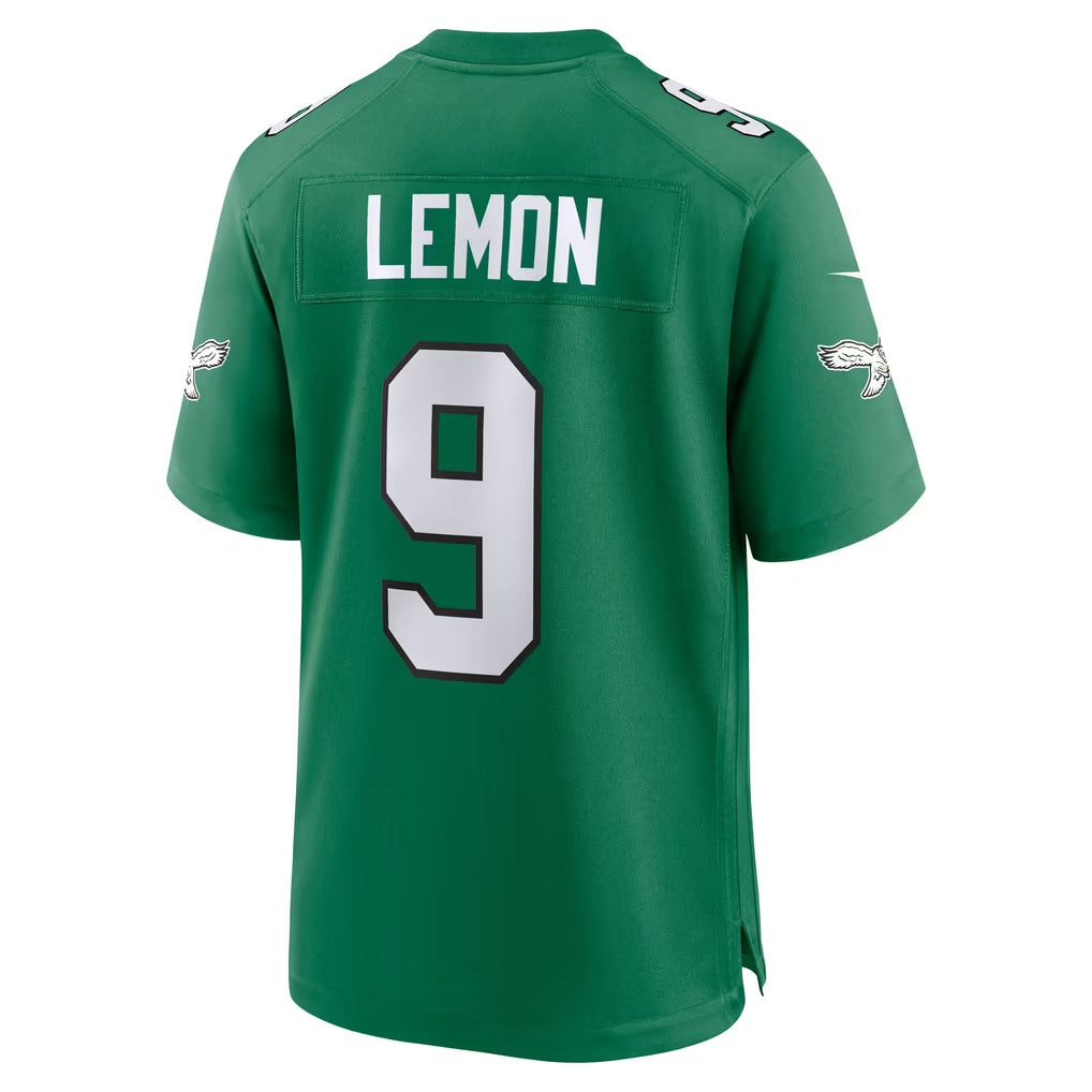 P.Eagles #9 Makai Lemon Kelly Green Alternate Game Football jersey Thaam